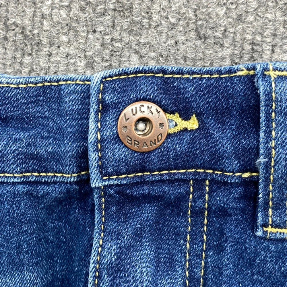 Lucky Brand Denim Shorts Boys 12 Blue Classic Straight‎ Stretch Casual Summer